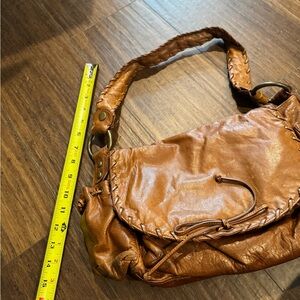 Kooba Tan Leather Shoulder Bag